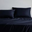 1000TC Hotel Weight Luxury Cotton Sateen Sheet Set MIDNIGHT by Sheridan Online now