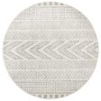 Mirage 359 Round Rug (Grey) by Rug Culture For Discount