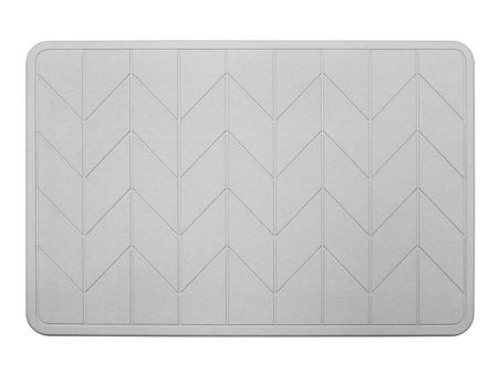 Algodon  DRI Stone Bath  Kitchen Mat LIGHT GREY Fashion