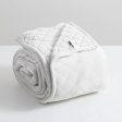 Heston Sherpa Ultra Soft Velvet Blanket SILVER LINE by Renee Taylor Online