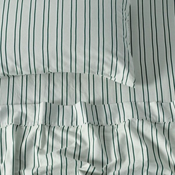 Cheyene Flannelette Stripe Sheet Set by LINEN HOUSE Supply