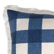 Alana Navy Square Filled Cushion 50 x 50cm by Zaab For Cheap