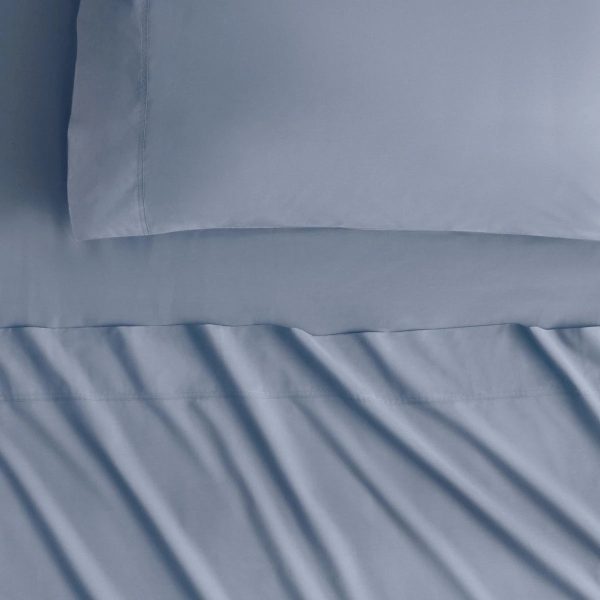 Byren Percale Sheet Set  BLUE MIST by Sheridan For Discount