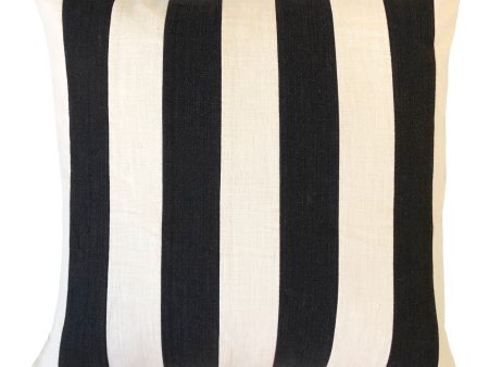 Portobello Black Square Filled Cushion 50 x 50cm by Zaab Discount