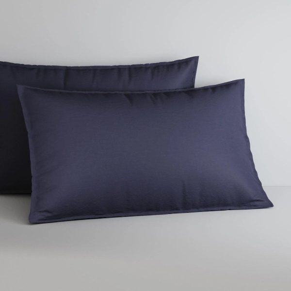 Bayley Percale SHEET SET Deep Sea by Sheridan For Discount