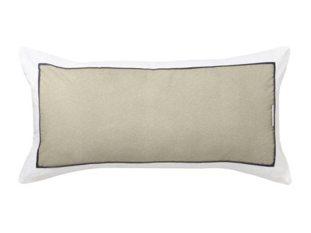 Essex Olive Long Filled Cushion 30 x 60cm by Logan and Mason on Sale