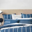 Bramwell Indigo European Pillowcase by Sheridan on Sale