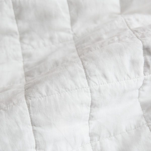 Abbotson White Bed Cover by Sheridan on Sale