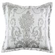 Olivia Square Grey Cushion by Bianca Sale