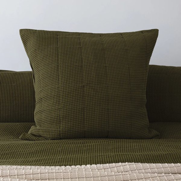 Samira Green European Pillowcase by Bambury For Discount