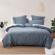 Nara Bluestone European Pillowcase by Linen House Online