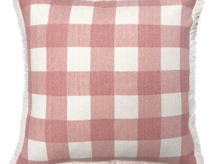 Alana Blush Square Filled Cushion 50 x 50cm by Zaab Online Hot Sale