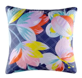 Kaleidoscope Floral Cushion by KAS KIDS on Sale