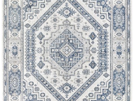 Marakesh Cream Blue Rug A161A by Austex For Cheap