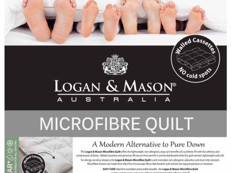 All Season Microfibre Quilt 350gsm By Logan and Mason Online