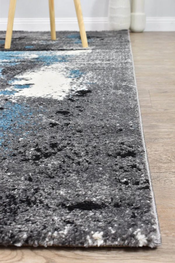 Nova 53A Grey Turquoise Rug by Austex Online Hot Sale