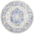 Mayfair Lorissa Round Rug (Blue) by Rug Culture Online now