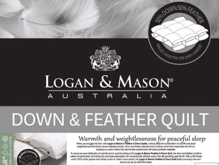 Down and Feather Quilt 50 50 by Logan and Mason on Sale