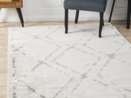 Metro 606 Rug (Silver) by Rug Culture For Cheap