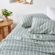 Cheyene Flannelette Stripe Sheet Set by LINEN HOUSE Supply