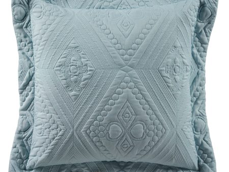 Aspen Square Sky Blue Cushion by Bianca Hot on Sale