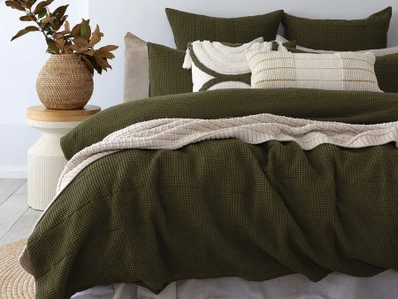 Samira Green Quilt Cover Set by Bambury Supply