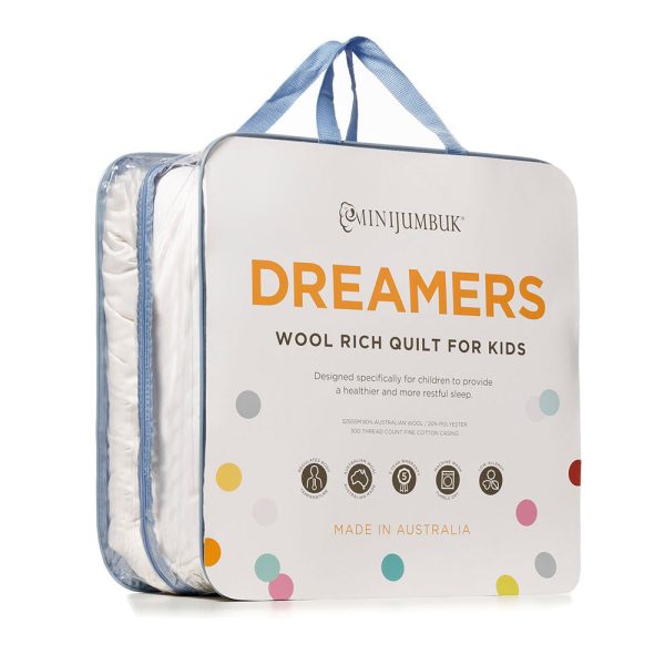 MiniJumbuk Dreamers Wool Rich Quilt for Kids Online