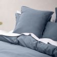 Nara Bluestone European Pillowcase by Linen House Online