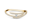 Vela Triple Row Pave Bangle For Cheap