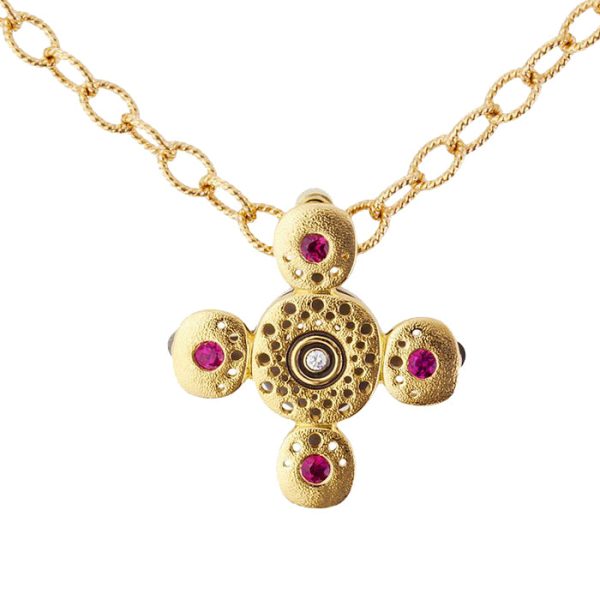 Alex Sepkus Circle Cross Pendant Necklace - M-26SR Online now