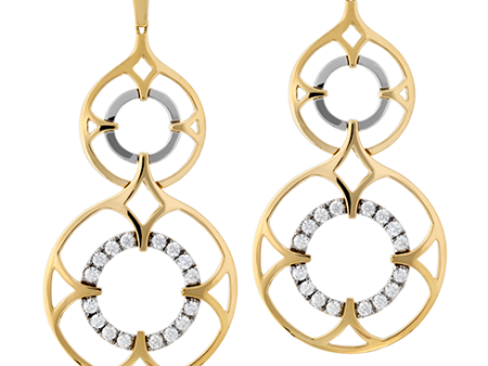 Hearts On Fire Copley Double Diamond Drop Earrings Supply