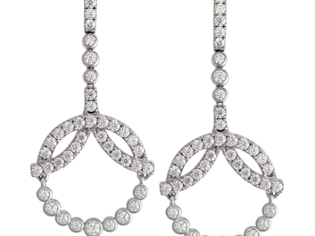 Hearts On Fire Copley Diamond Circle Diamond Drop Earrings Online Sale