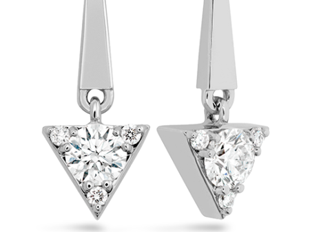 Hearts On Fire Triplicity Triangle Diamond Drop Earrings For Discount