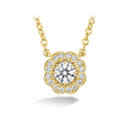 Lorelei Diamond Halo Pendant Online Hot Sale