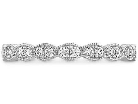 Hearts On Fire Lorelei Floral Milgrain Diamond Band on Sale