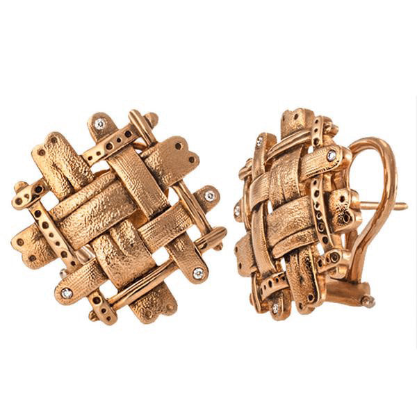 Alex Sepkus Woven Earrings - E-175RD For Cheap