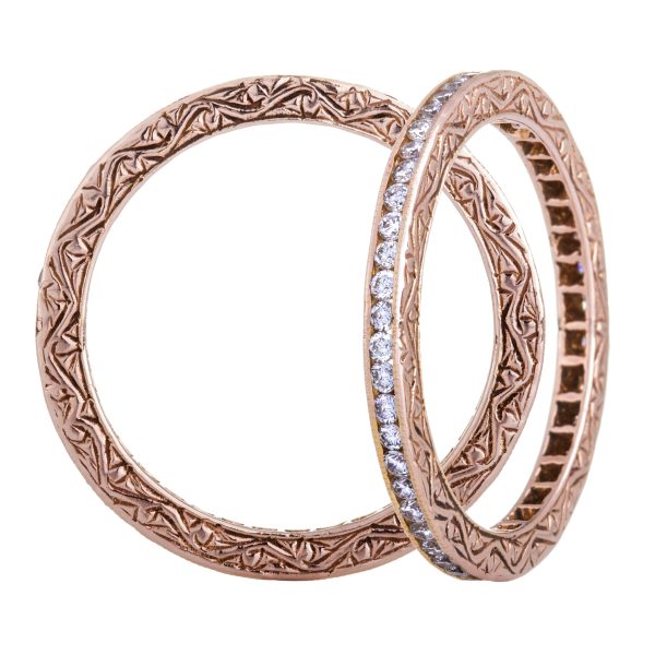 Mariposa Stackable Simple Elegance Channel Set Ring Online Sale