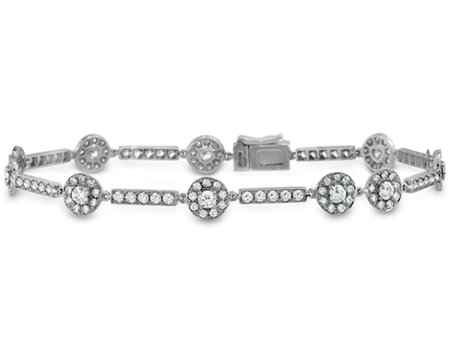 Hearts On Fire Inspiration Single Halo Line Bracelet Online