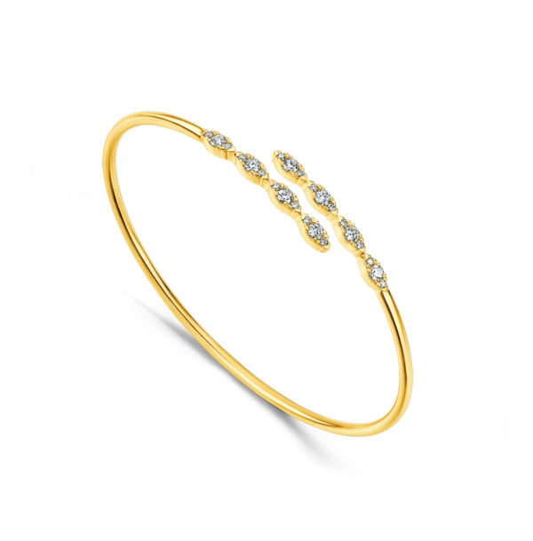 Aerial Marquise Flexi Bangle For Discount