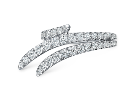 Vela Triple Row Pave Ring Online now