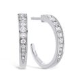 Hearts On Fire Triplicity Small Hoop Diamond Earrings Fashion