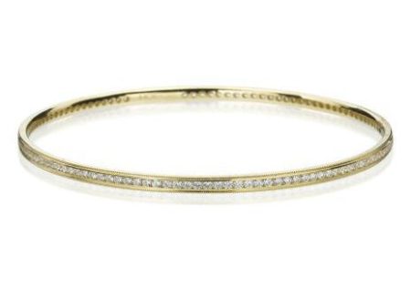 Hearts On Fire Milgrain Diamond Bangle Online