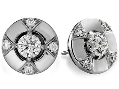 Hearts On Fire Copley Five Diamond Stud Earrings For Cheap