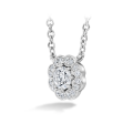 Lorelei Diamond Halo Pendant Online Hot Sale