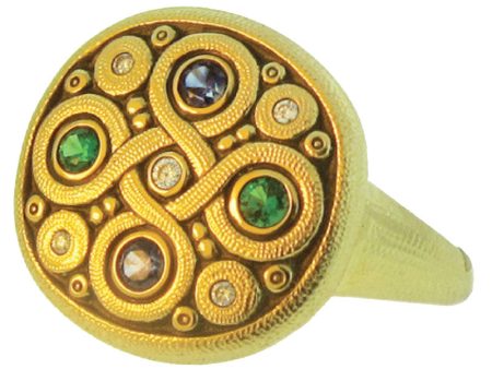 Alex Sepkus Celtic Spring Dome Large Ring - R-161SBA Hot on Sale