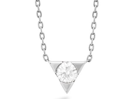 Hearts On Fire Triplicity Single Diamond Necklace For Sale