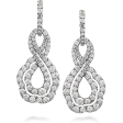 Hearts On Fire Lorelei Diamond Infinity Earrings on Sale