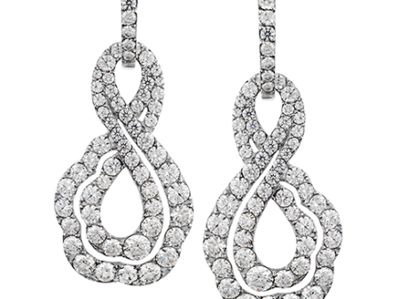 Hearts On Fire Lorelei Diamond Infinity Earrings on Sale