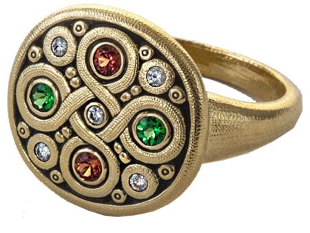 Alex Sepkus Celtic Spring Dome Large Ring - R-161SA Fashion