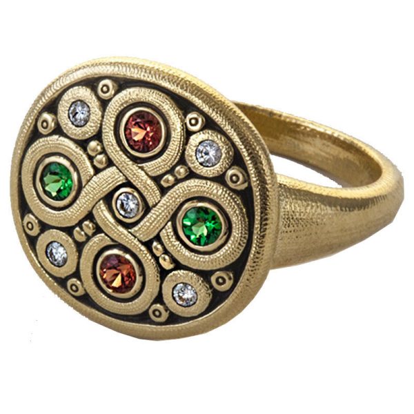 Alex Sepkus Celtic Spring Dome Large Ring - R-161SA Fashion